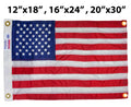 WallSafe™ Nylon Wall-Mounted American Flag | Reinforced Edge Grommets | Made in USA