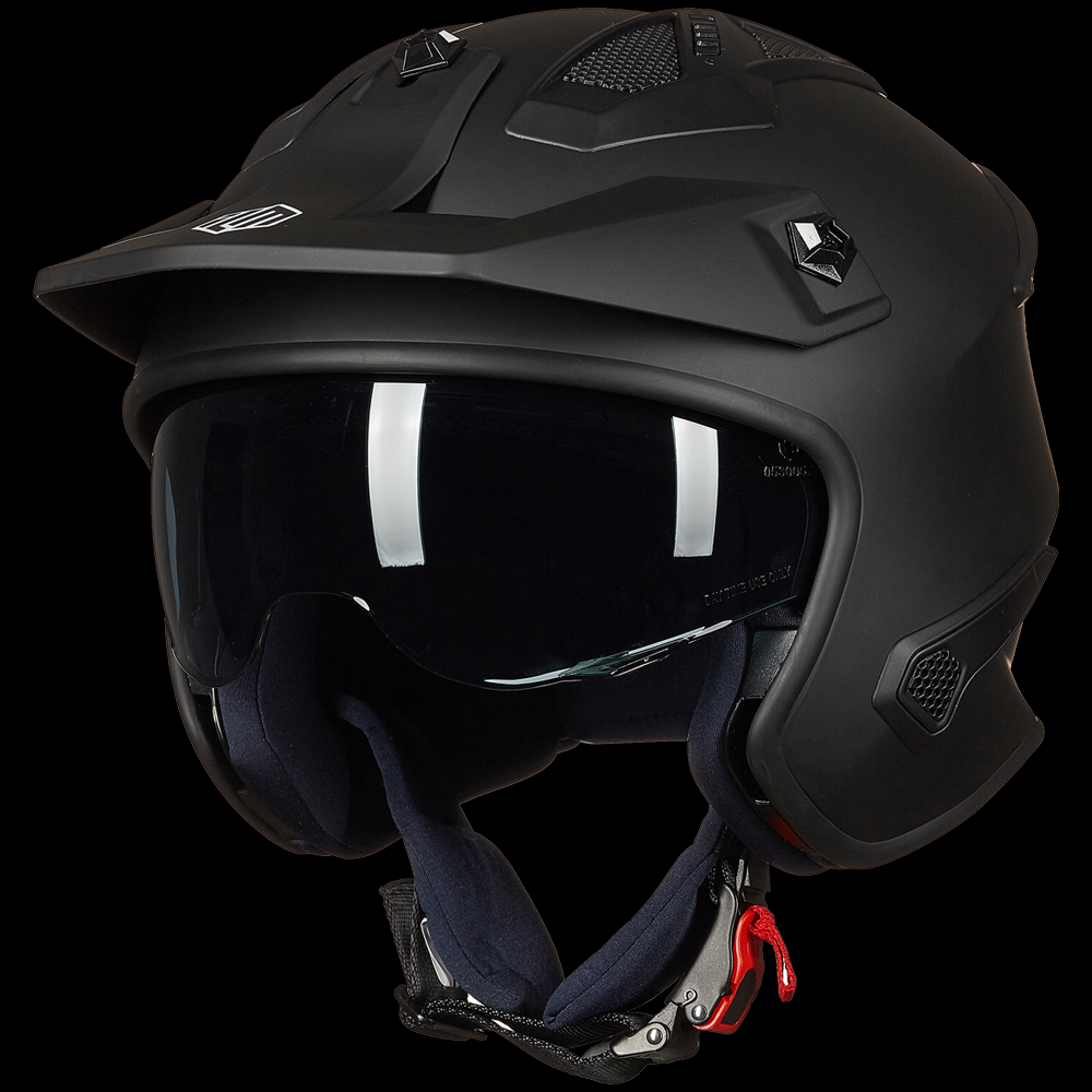 ILM Open Face Motorcycle 3/4 Half Helmet Model 726X