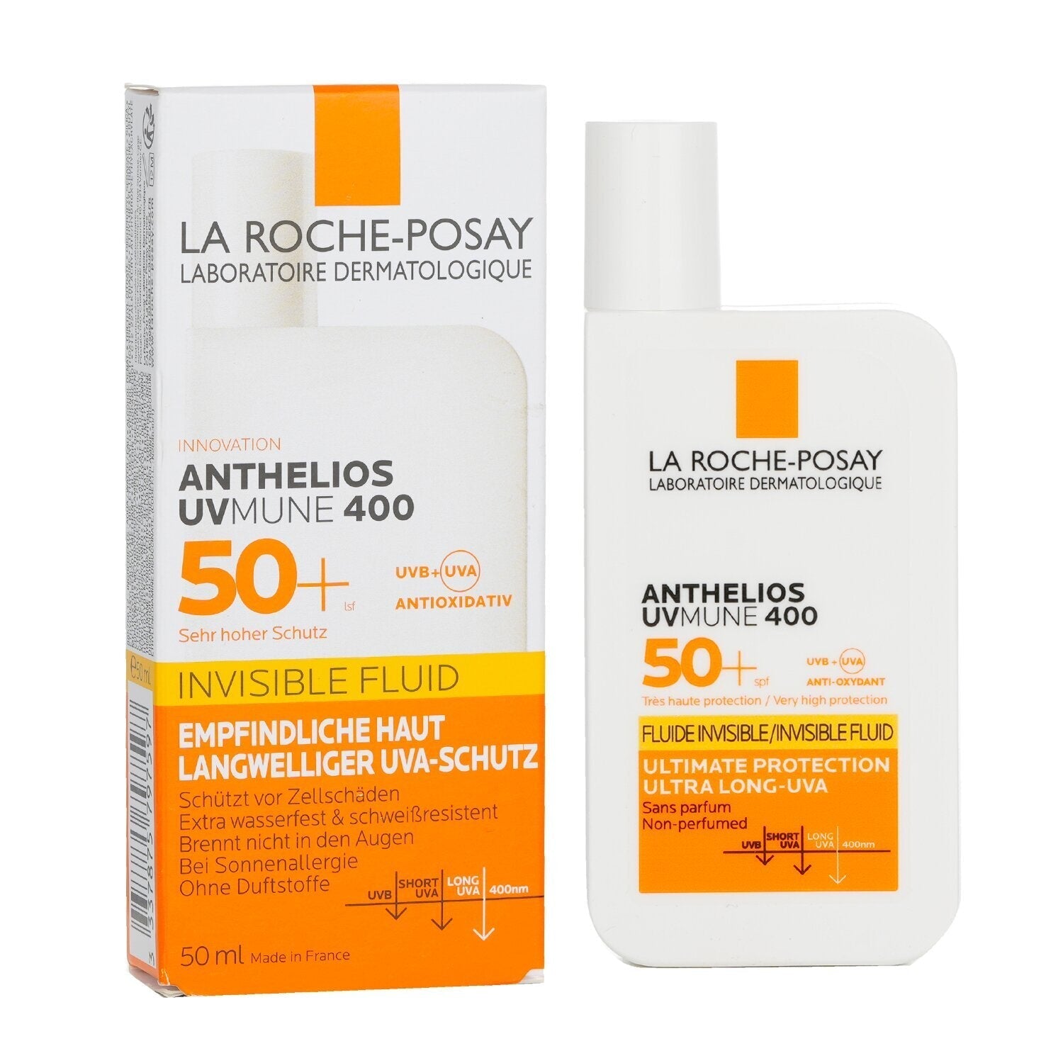 La Roche Posay Anthelios UVMUNE 400 Invisible Fluid Sunscreen SPF50+ 50ml