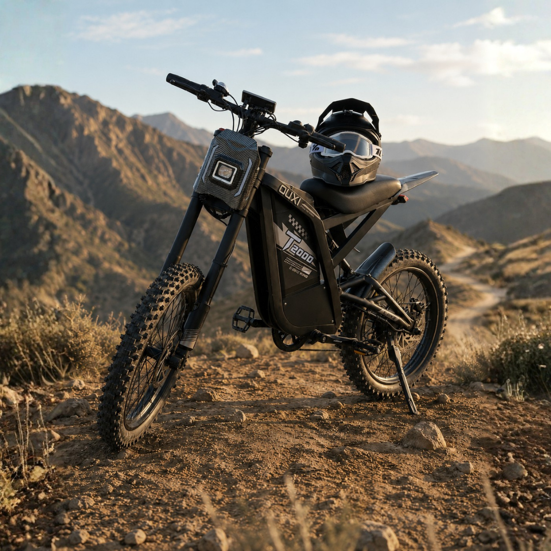 T2000 Electric Dirt Bike-Style E-Bike (3000W)