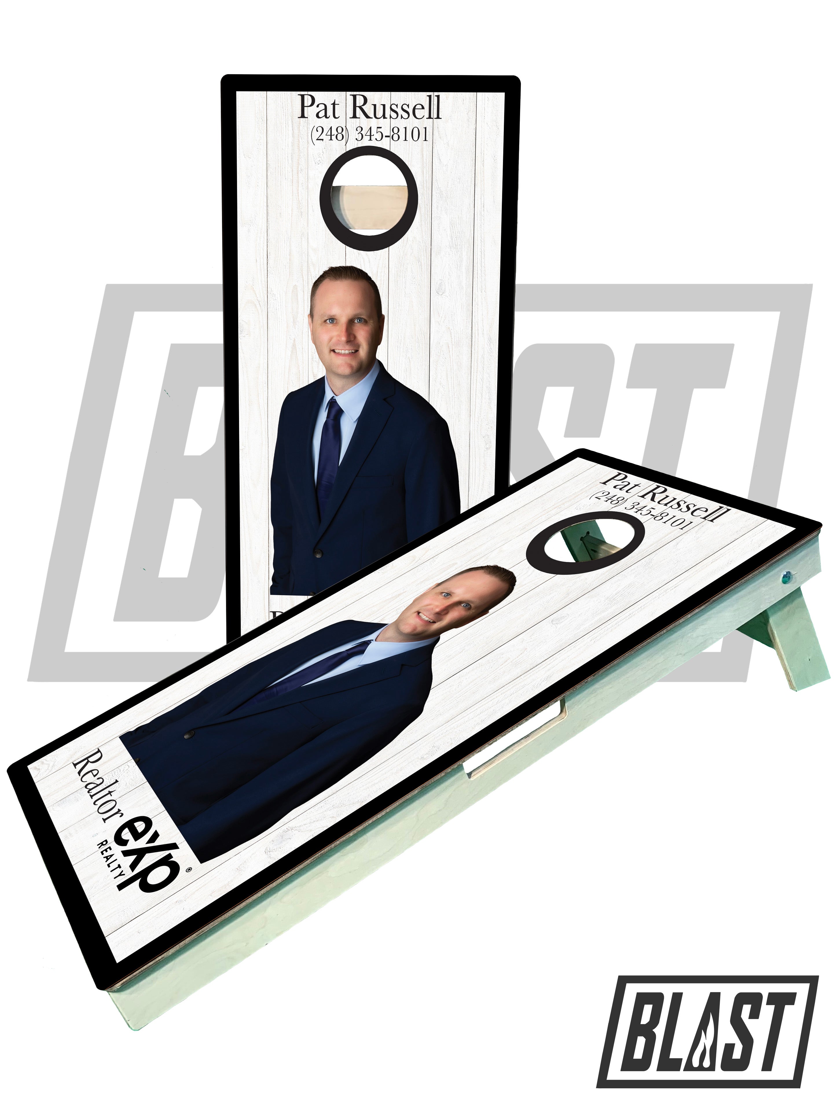 Custom Cornhole Boards (Your Company Logo, Image, Sport Team, or other Custom Design Request)