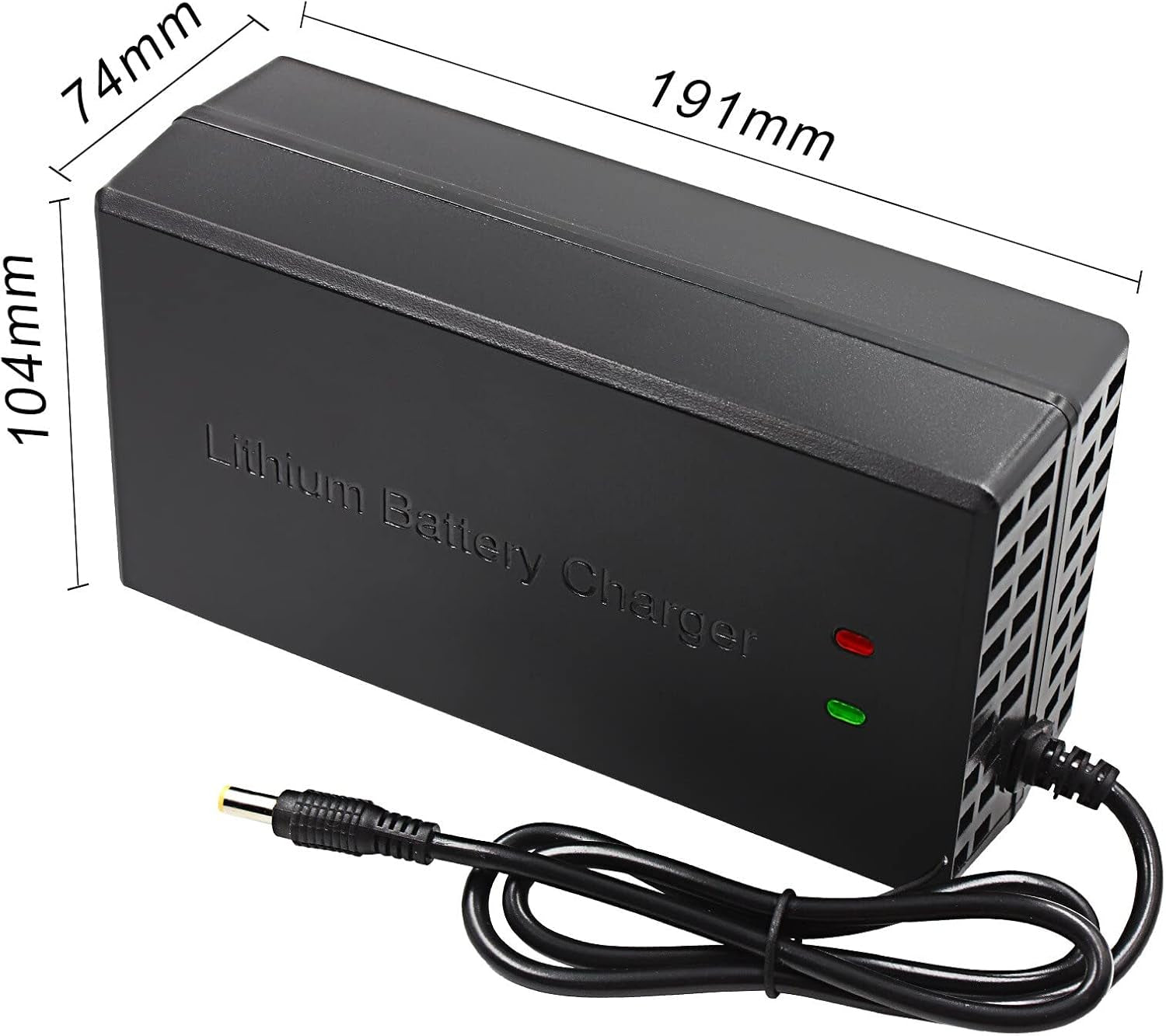 Voltrix Racing 54.6V 5A Lithium-Ion Charger for Tuttio Electric Dirt Bikes – 48V Fast Charger with Multiple Plugs