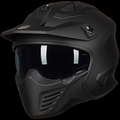 ILM Open Face Motorcycle 3/4 Half Helmet Model 726X