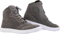 RST Ladies Hitop Moto Sneaker Ce Grey Suede Sz 5 556-3062136