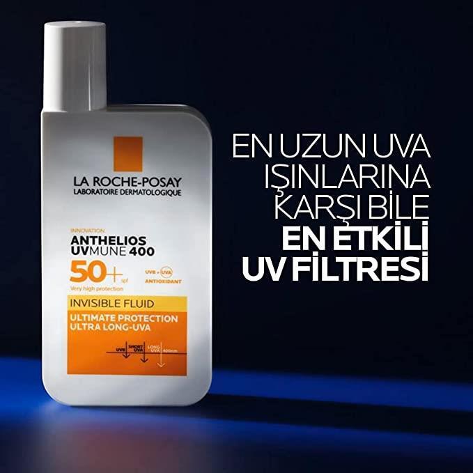 La Roche Posay Anthelios UVMUNE 400 Invisible Fluid Sunscreen SPF50+ 50ml