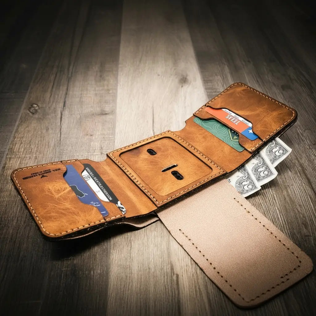 Badge Trifold Wallet