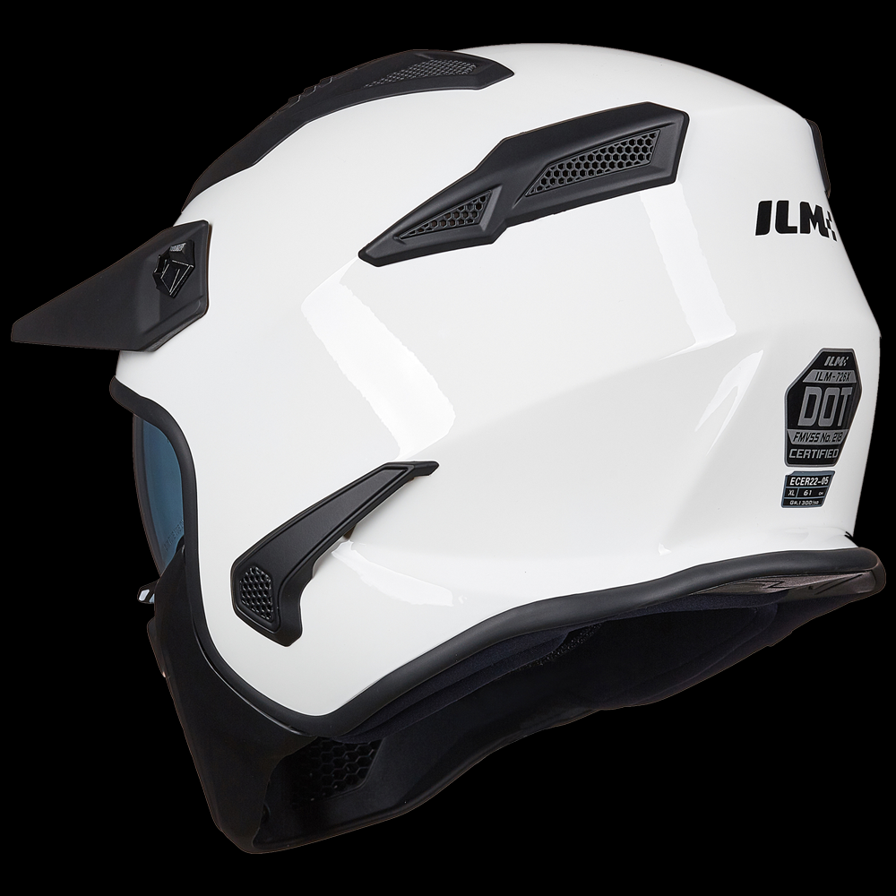 ILM Open Face Motorcycle 3/4 Half Helmet Model 726X