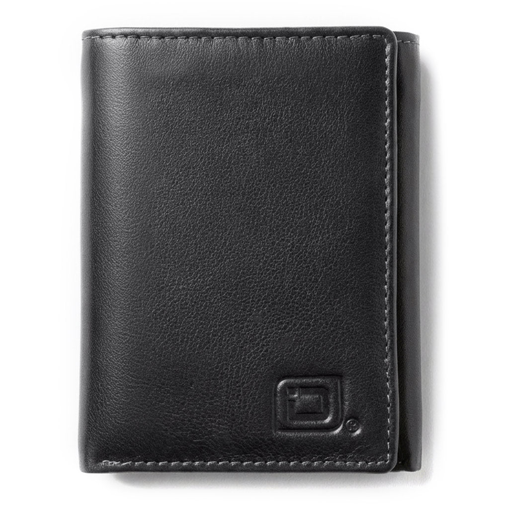 Mens RFID Wallet - Extra Capacity Leather Trifold 7 slot with ID Window