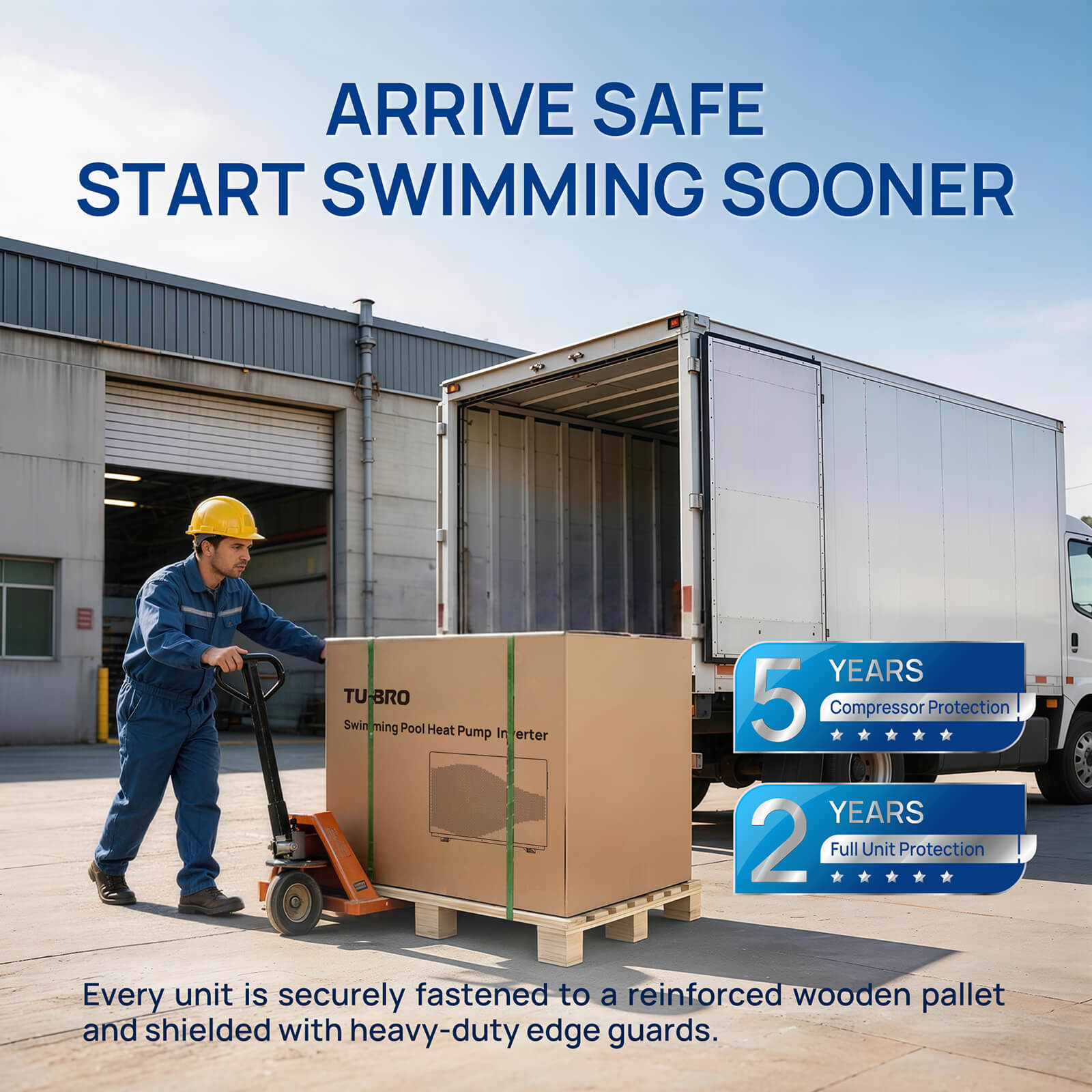 Beluga Inverter Pool Heat Pump, 33K/58K/100K BTU