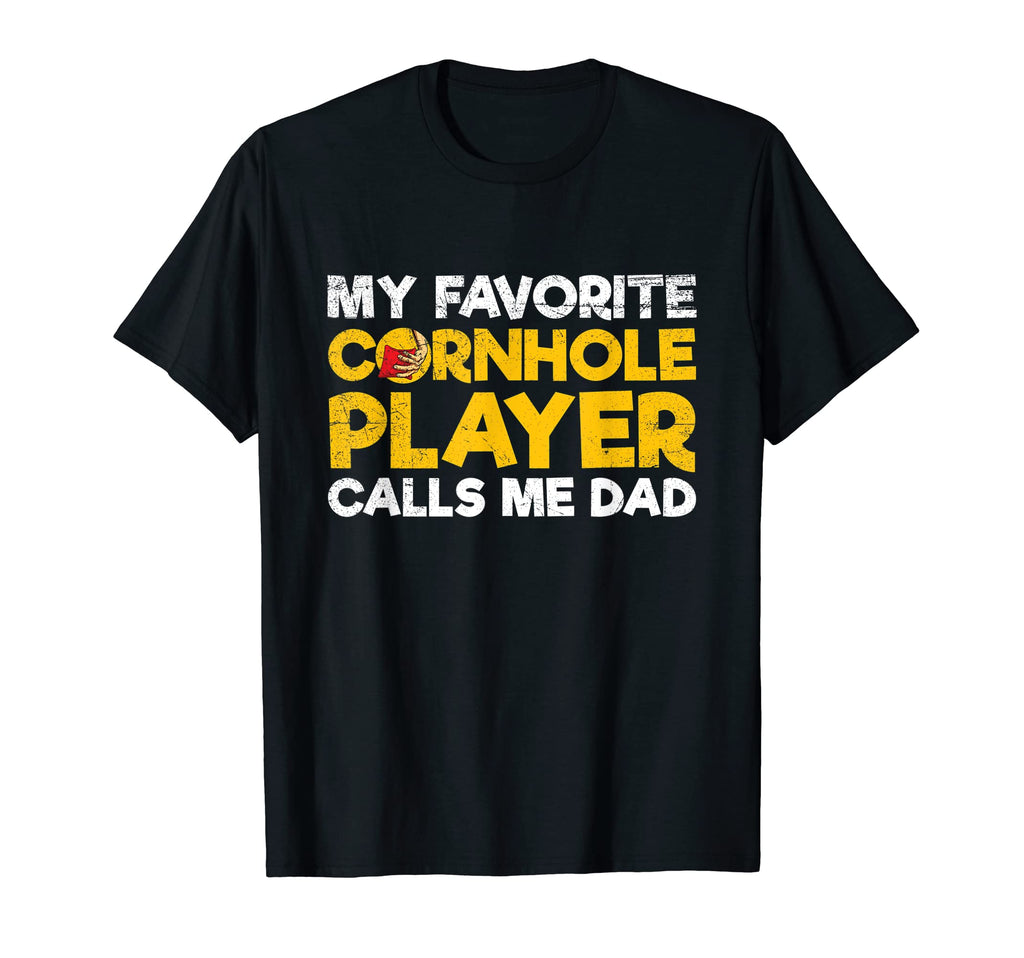 Mens Corn Hole Bean Bags Dad Cornhole T-Shirt - Unique Graphic Unisex
