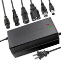 Voltrix Racing 54.6V 5A Lithium-Ion Charger for Tuttio Electric Dirt Bikes – 48V Fast Charger with Multiple Plugs