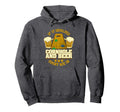 Funny Cornhole Beer Corn Hole Game Hoodie - Novelty Apparel for Adults