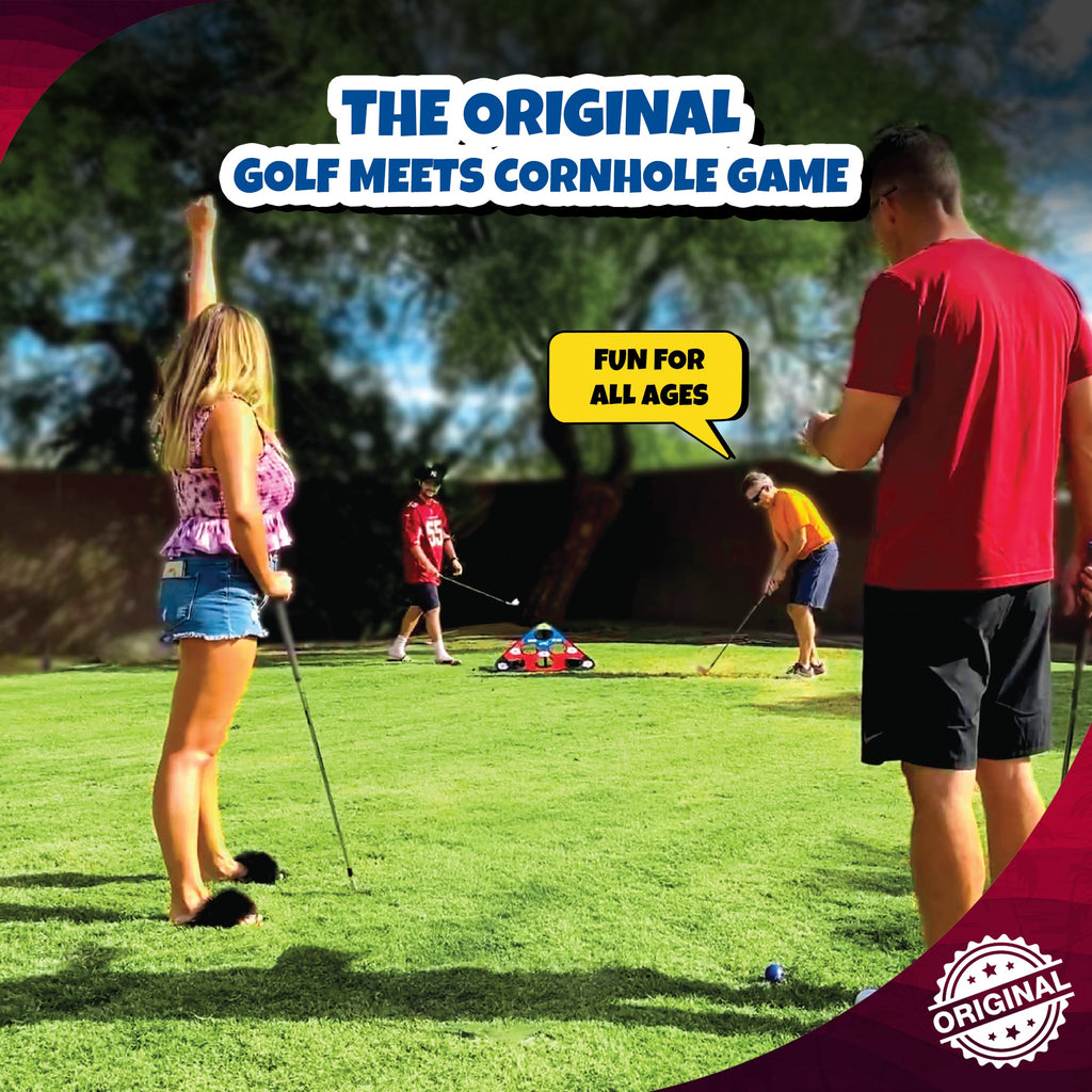 CHIP NN' HOLE Starter Set - Cornhole Meets Golf