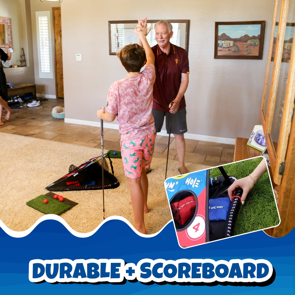 CHIP NN' HOLE Starter Set - Cornhole Meets Golf