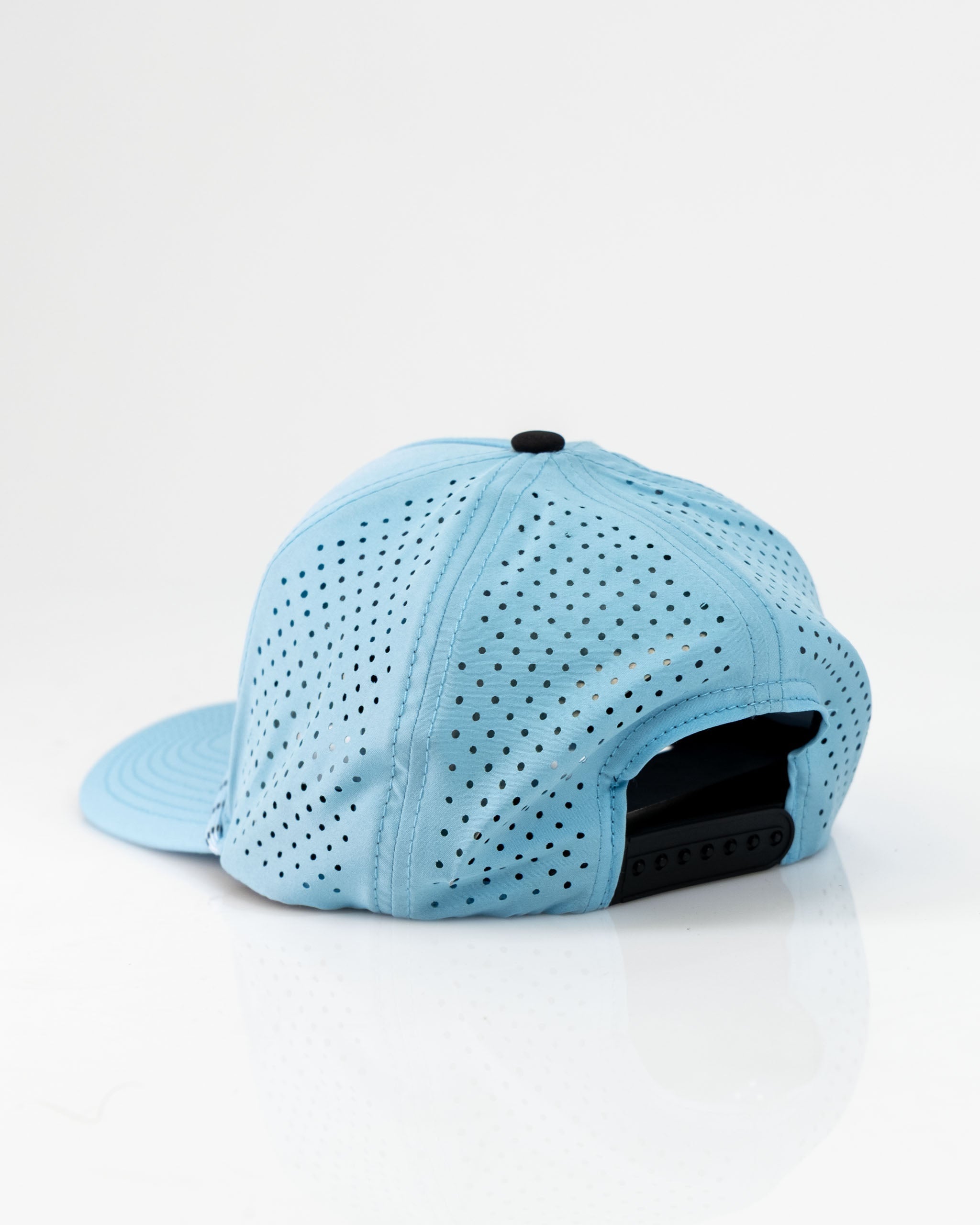 Middle Finger Baby Blue - Perforated Rope Hat