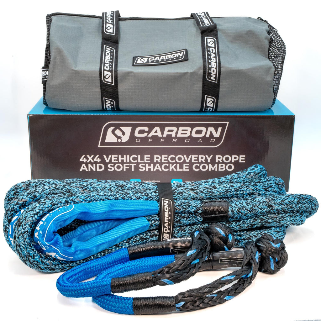 4x4 Vehicle Recovery Rope and Soft Shackle Combo