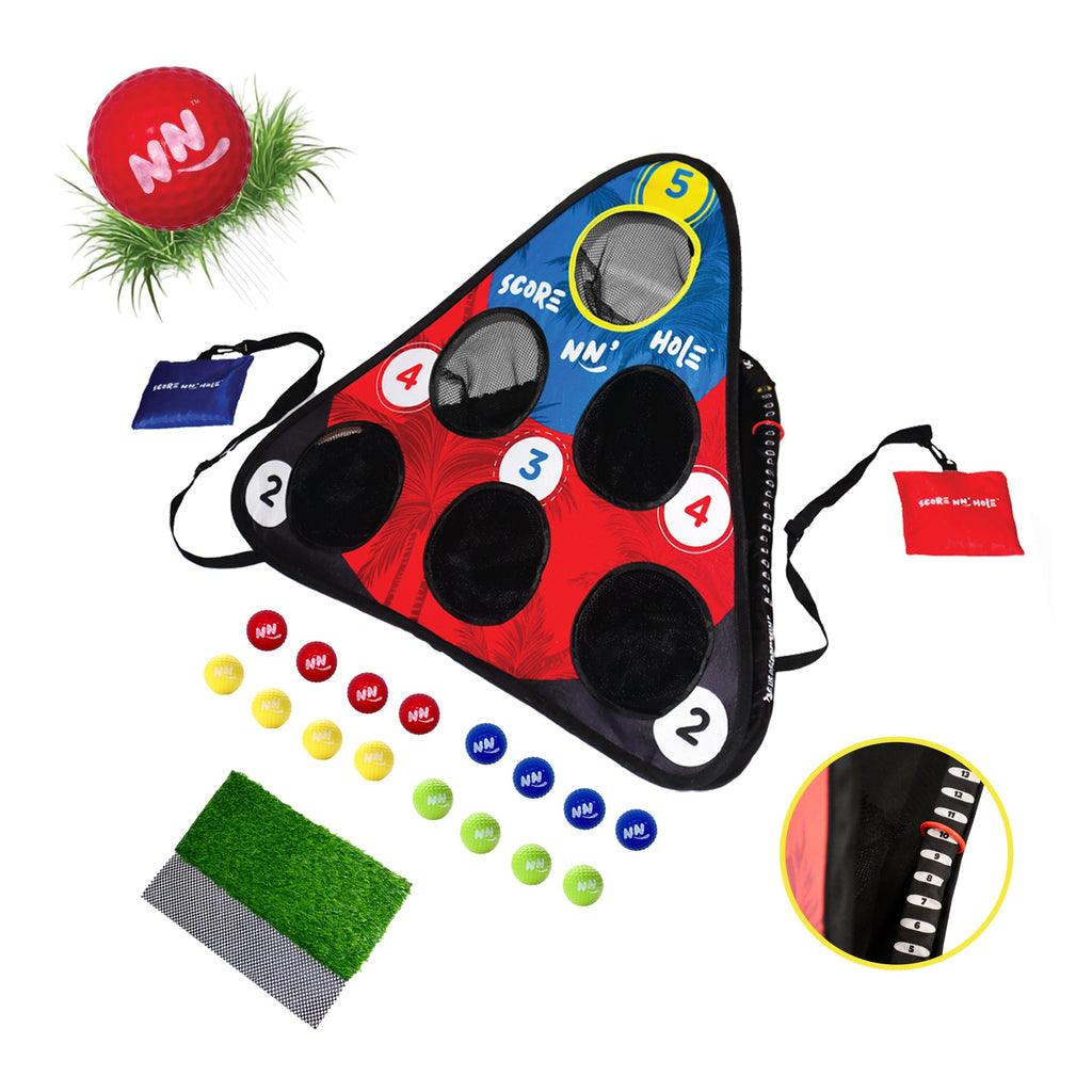 CHIP NN' HOLE Starter Set - Cornhole Meets Golf