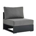 Tahoe Outdoor Patio Powder-Coated Aluminum Modular Armless Chair by Modway