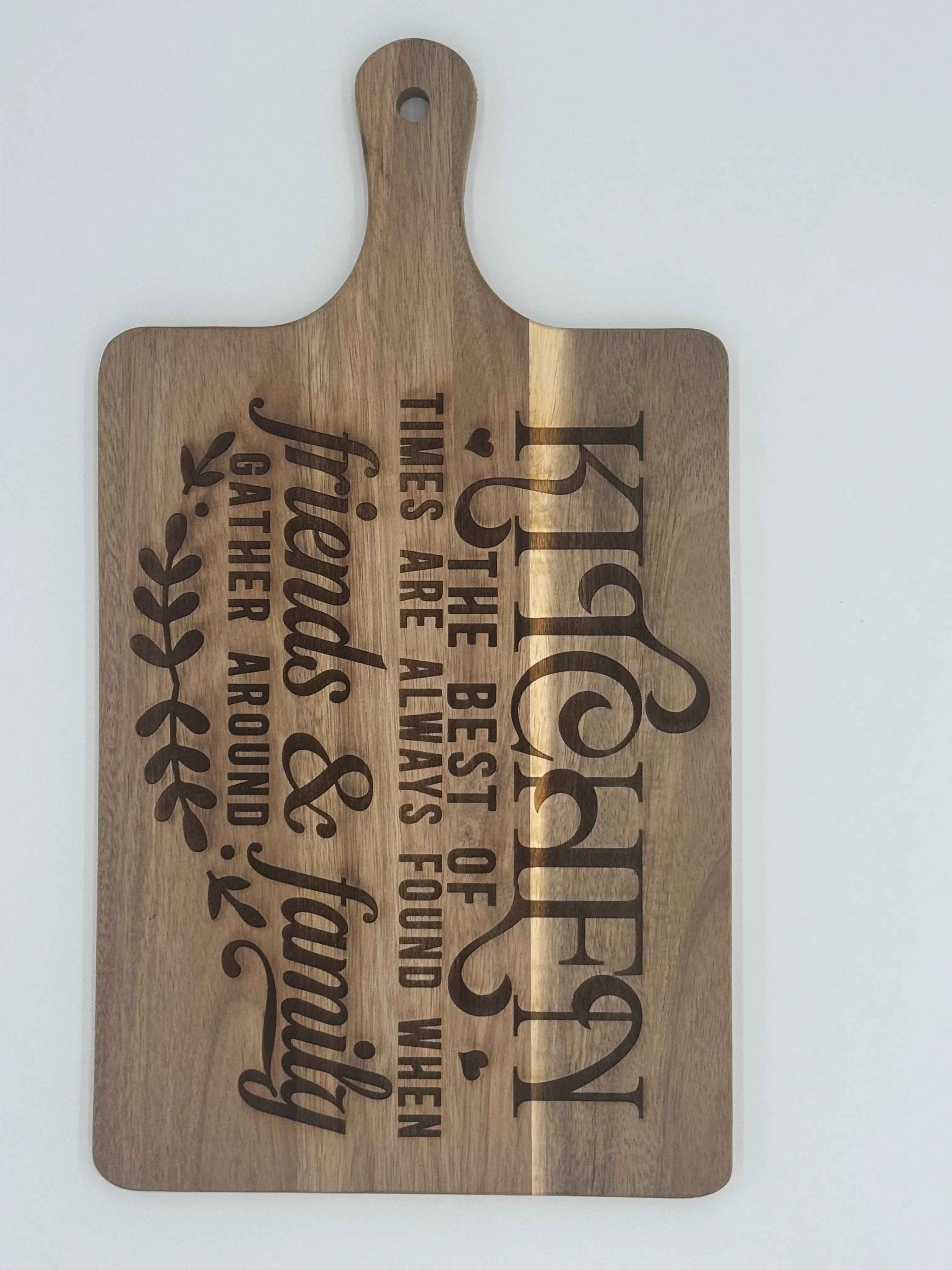 Personalized Wooden Cutting Board | Custom Engraved Kitchen Gift