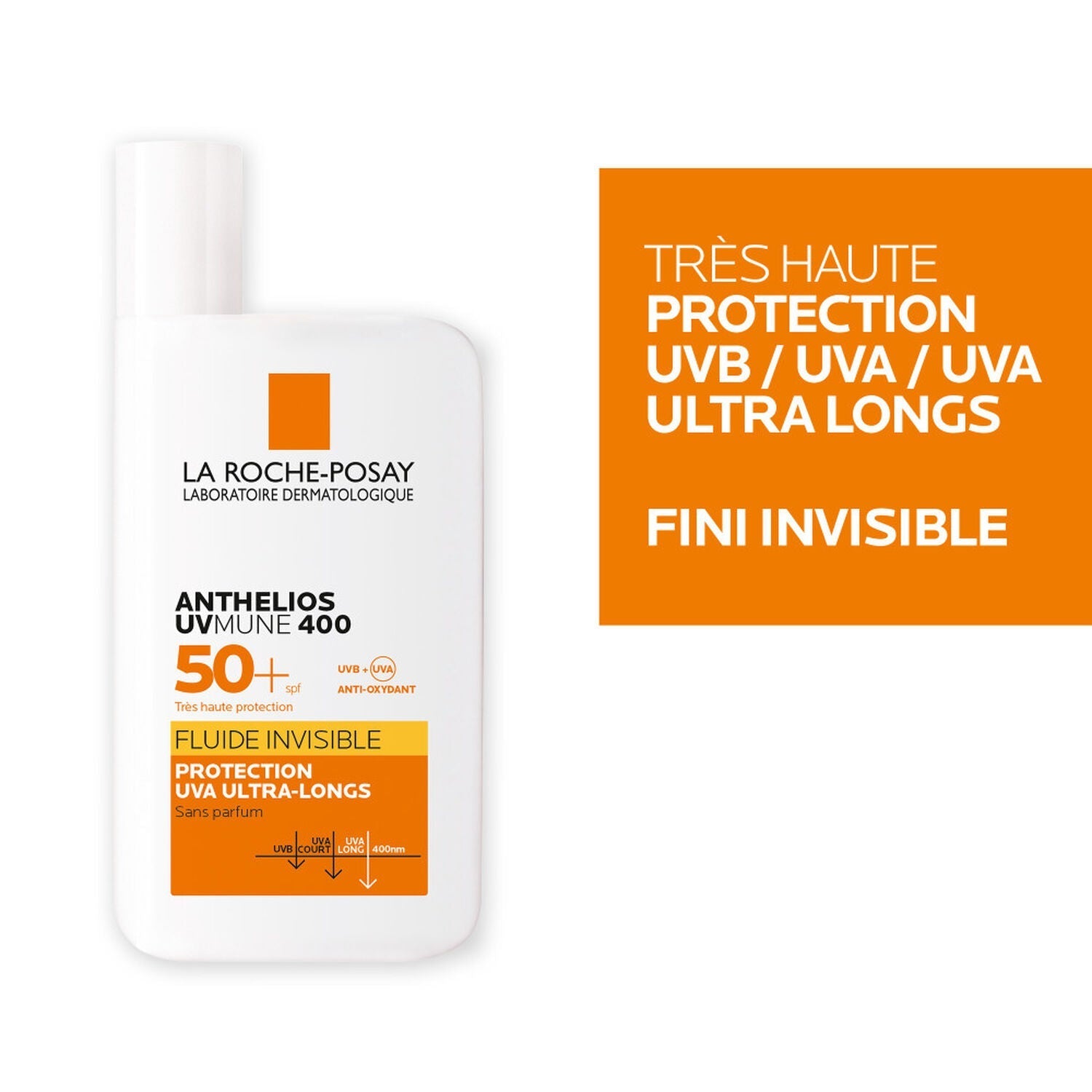 La Roche Posay Anthelios UVMUNE 400 Invisible Fluid Sunscreen SPF50+ 50ml