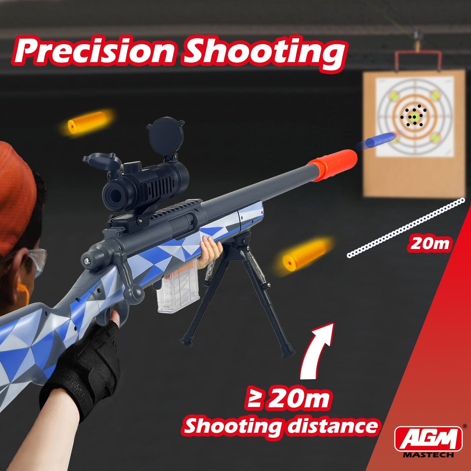 M24 Tactical Toy Gun - Features realistic design and safe soft bullets for endless fun and excitement! Birthday gift, children's gift.
