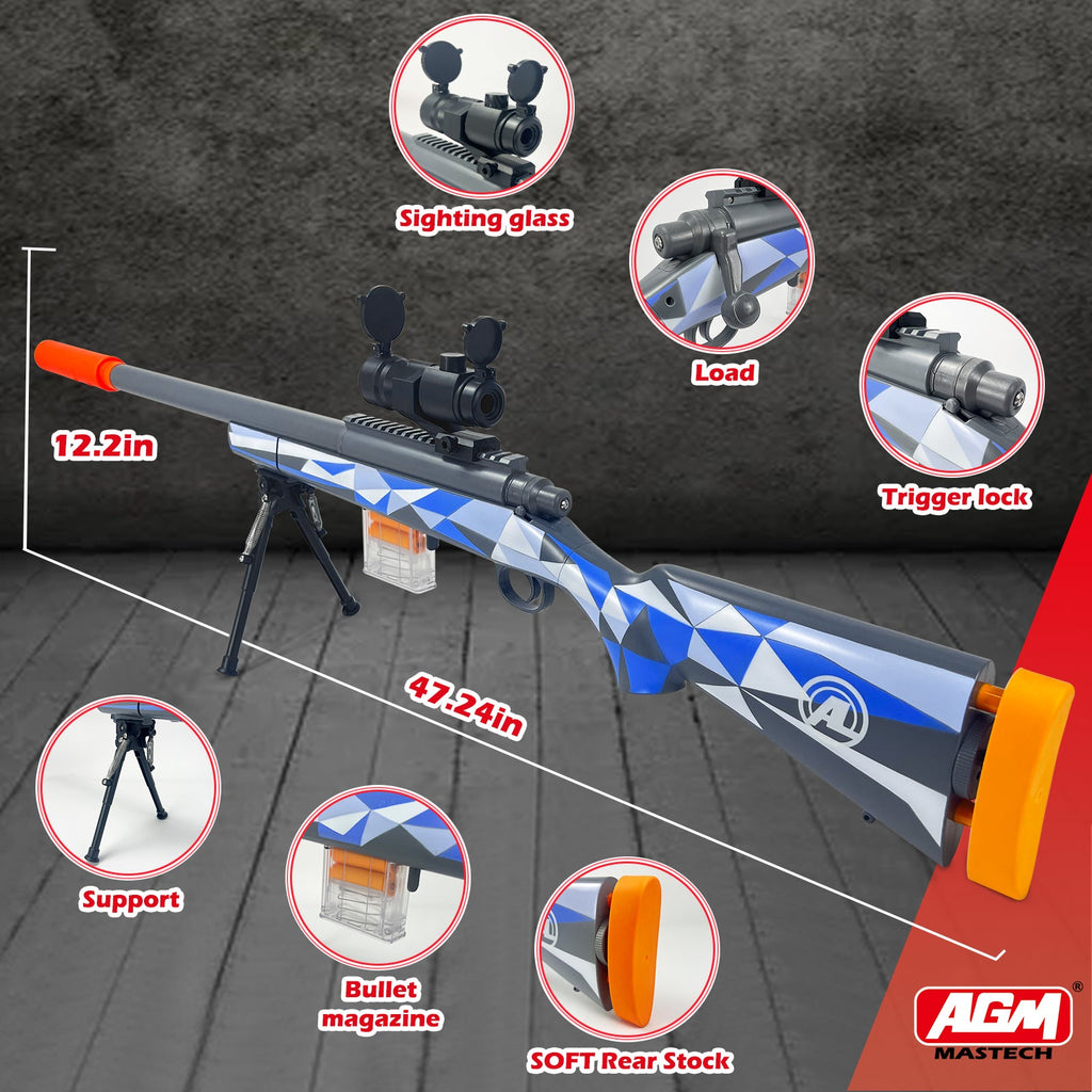 M24 Tactical Toy Gun - Features realistic design and safe soft bullets for endless fun and excitement! Birthday gift, children's gift.