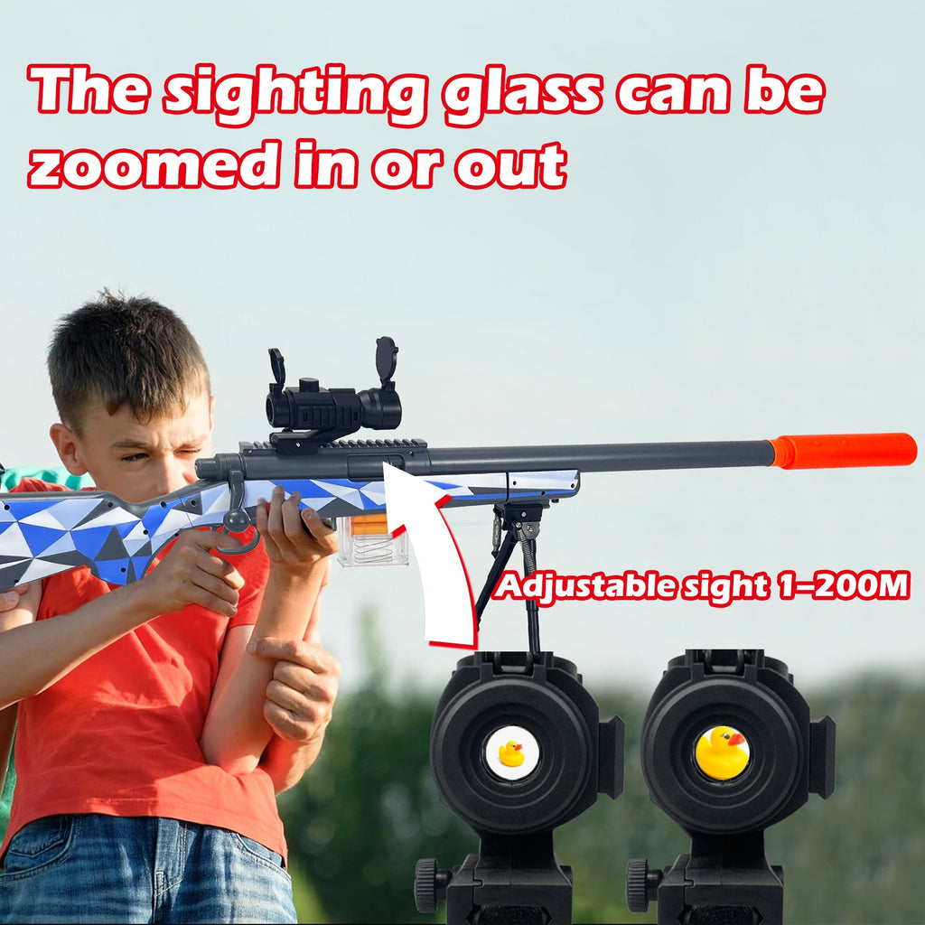M24 Tactical Toy Gun - Features realistic design and safe soft bullets for endless fun and excitement! Birthday gift, children's gift.