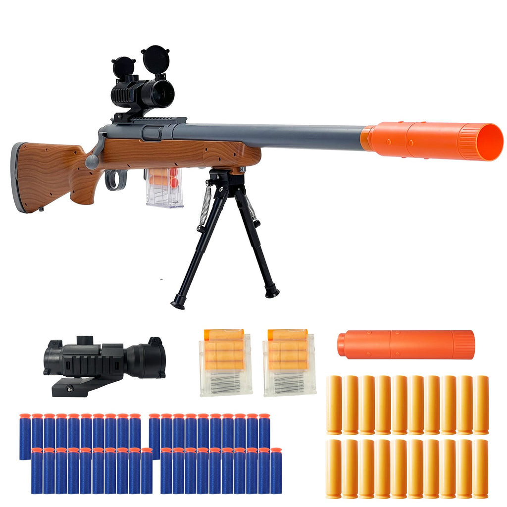 M24 Tactical Toy Gun - Features realistic design and safe soft bullets for endless fun and excitement! Birthday gift, children's gift.