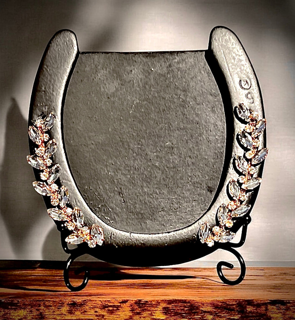 Bejeweled Horseshoe Photo Frames
