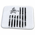 3dRose American Flag cool ATV Four Wheeler Quad Bike - Dish Drying Mats (ddm-256786)