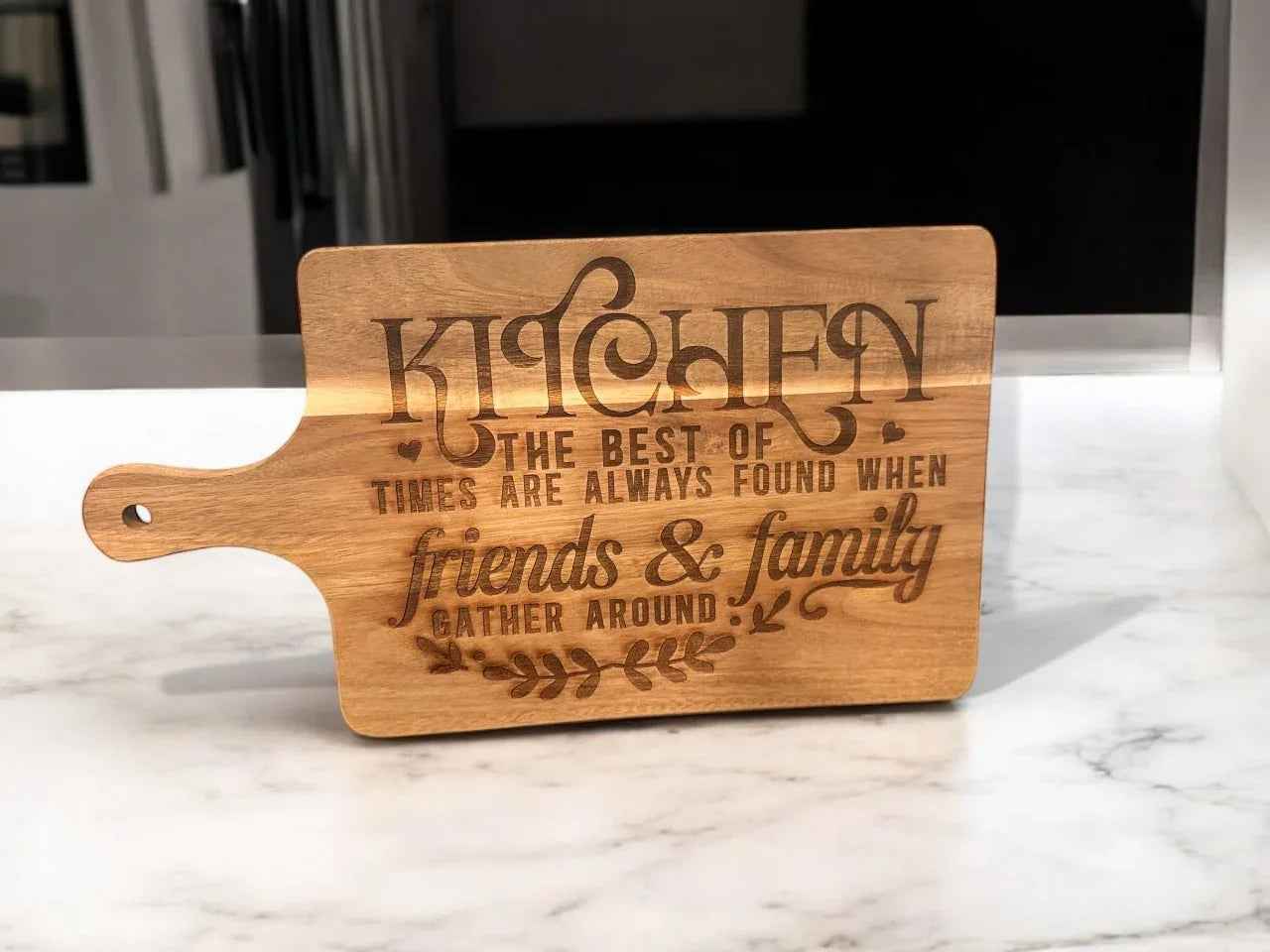 Personalized Wooden Cutting Board | Custom Engraved Kitchen Gift