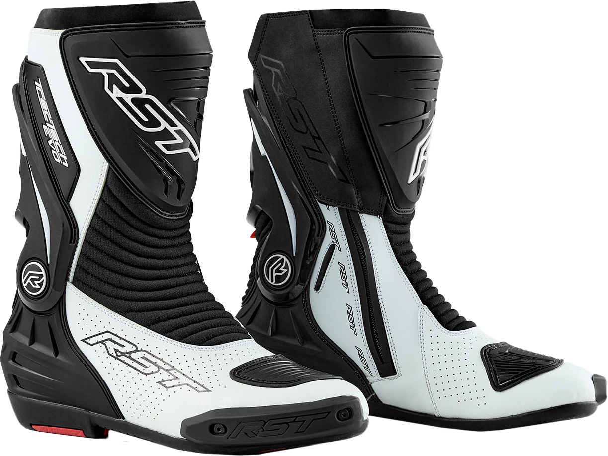 RST Womens Tractech Evo D3o Boot Black/White 6 556-3690137