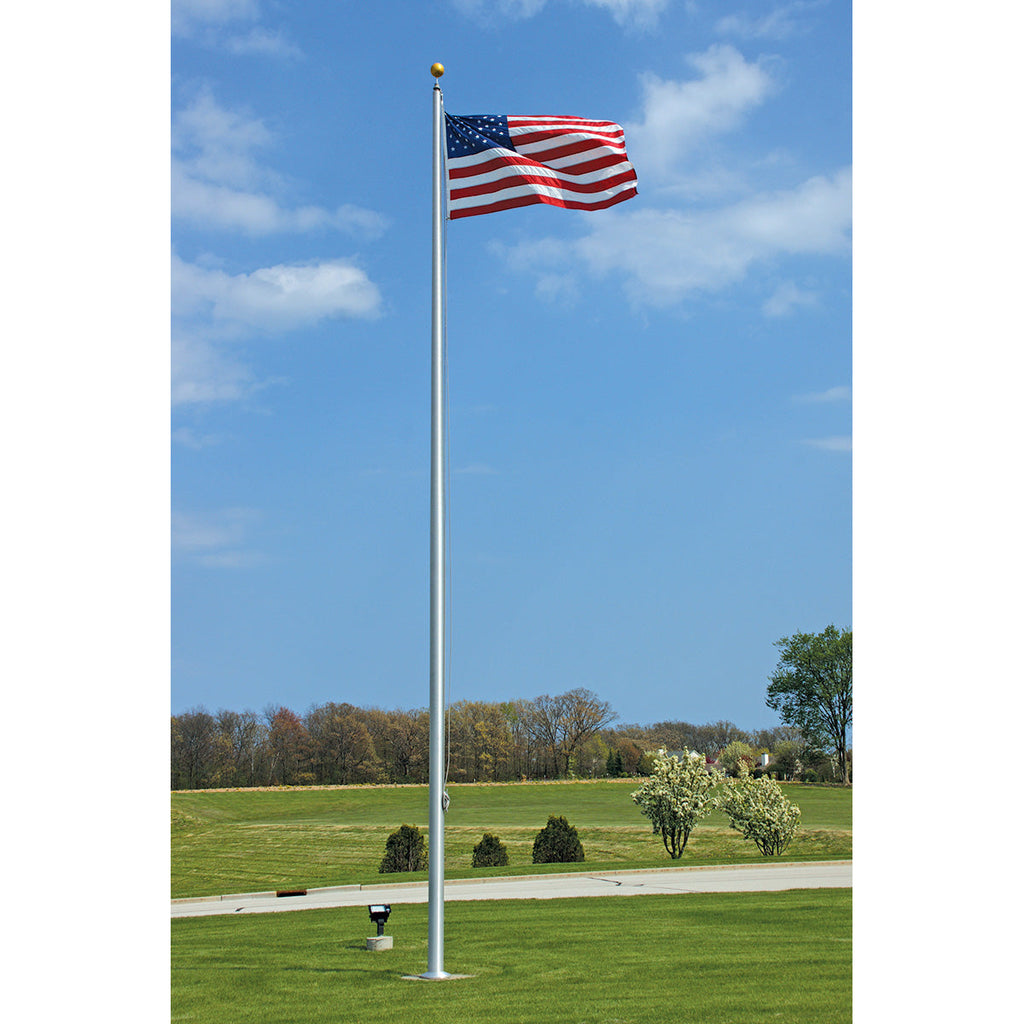 Aluminum Flagpole - External Rope - Heavy Duty, Lifetime Warranty | Made in USA