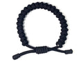 Engineered Jet Black Rope Bracelet – Handmade 550 Paracord Design