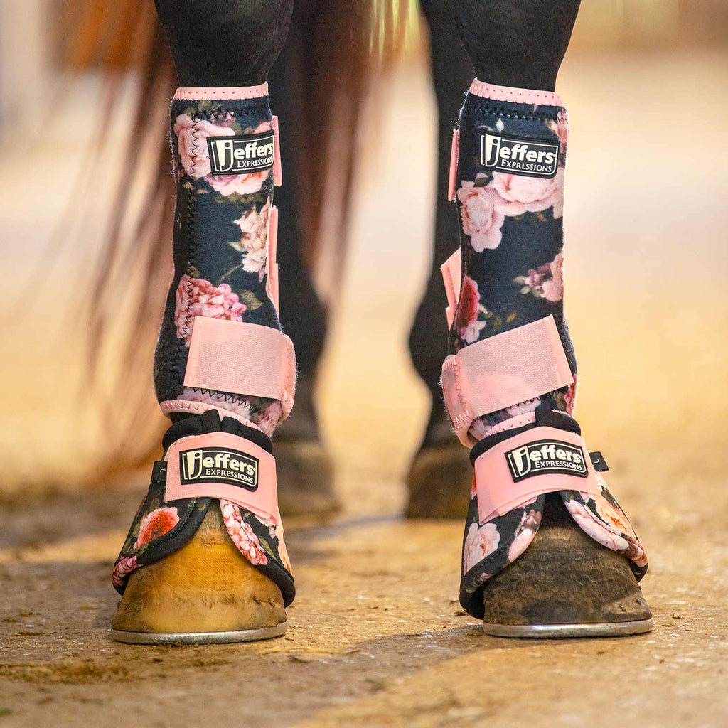 Jeffers Expression No-Turn Bell Boots for Horses, Pair