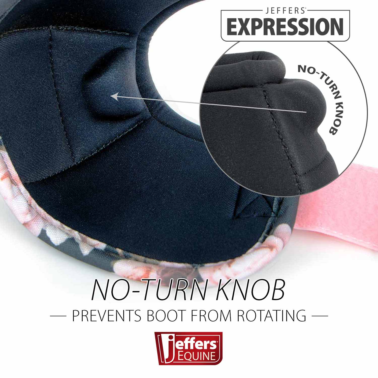 Jeffers Expression No-Turn Bell Boots for Horses, Pair