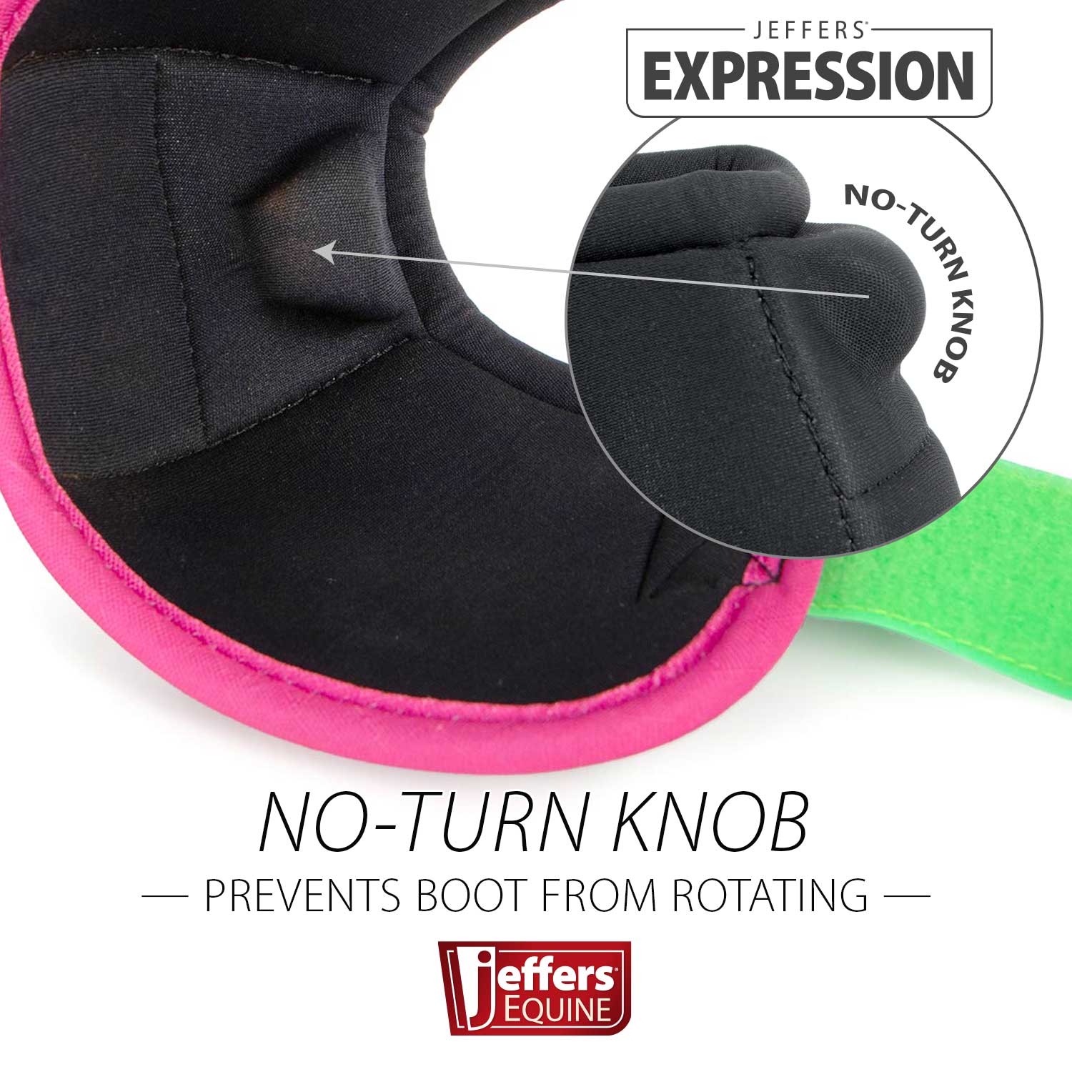 Jeffers Expression No-Turn Bell Boots for Horses, Pair