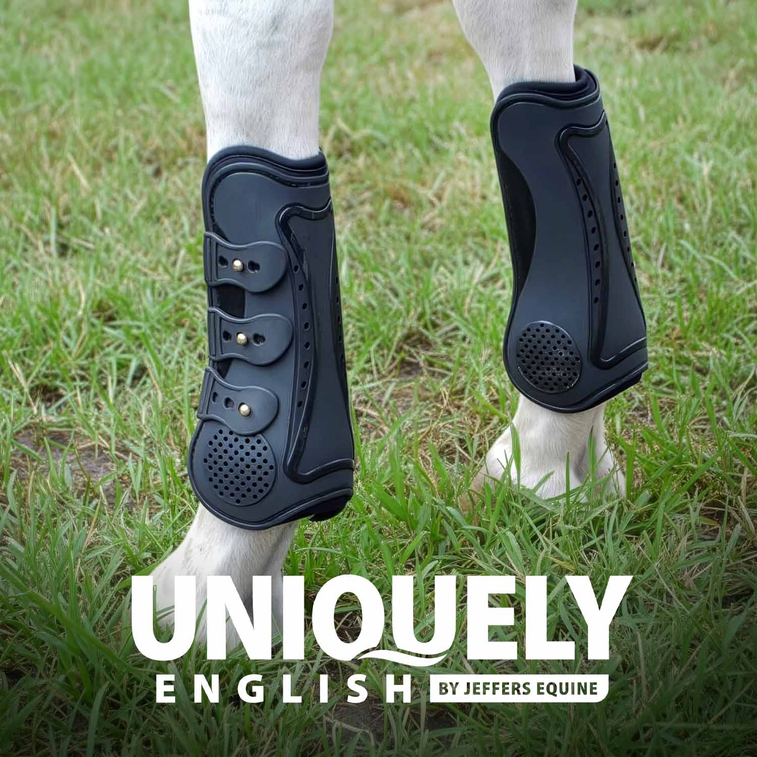 Jeffers Uniquely English Horse Tendon Boots, 2-Pack
