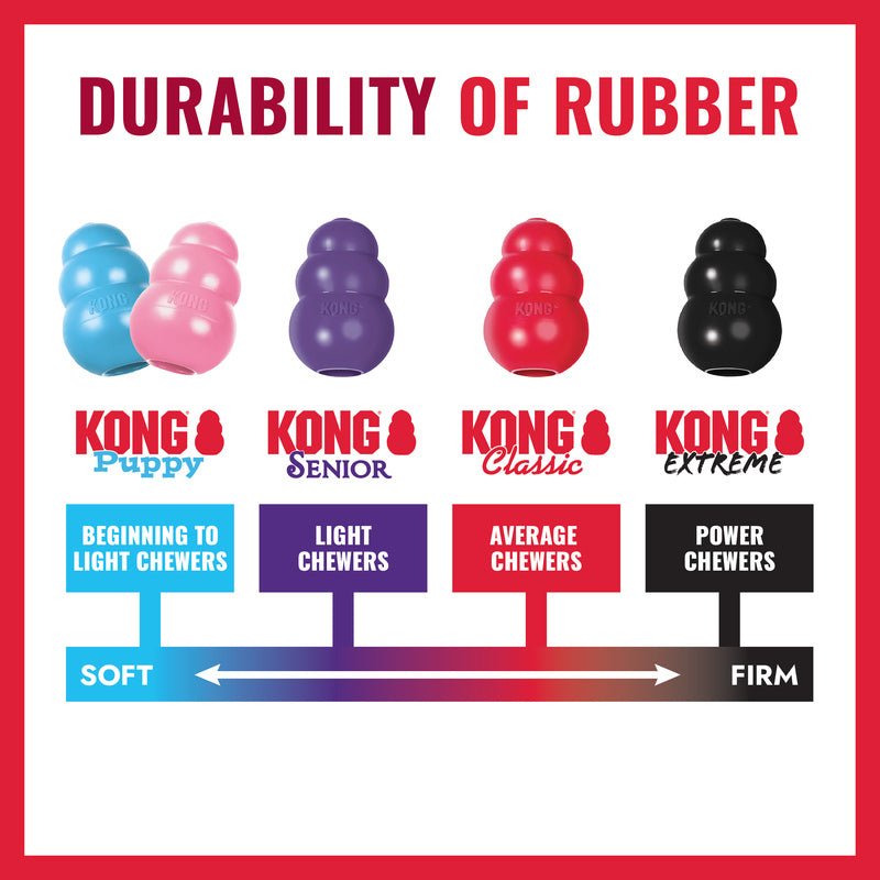 KONG Goodie Bone Rubber Dog Chew Toy, Medium