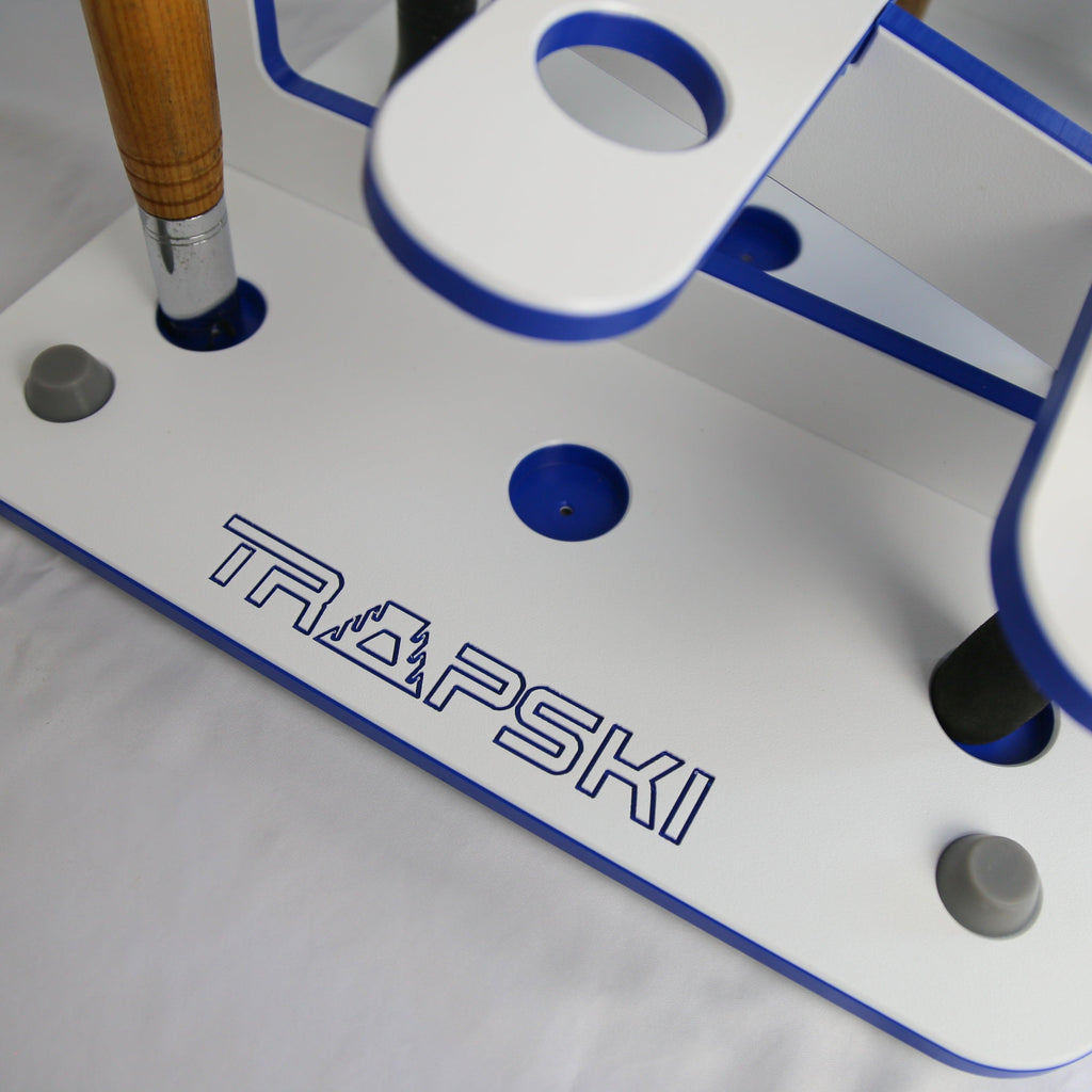 Made in the USA Fishing Rod Rack | 12 Pole Waterproof Wash-down | Dock, Garage, Boat, Storage