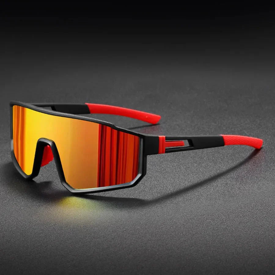 Men’s Oversized Cycling Sunglasses | Polarized Sports Goggles for Outdoor Riding