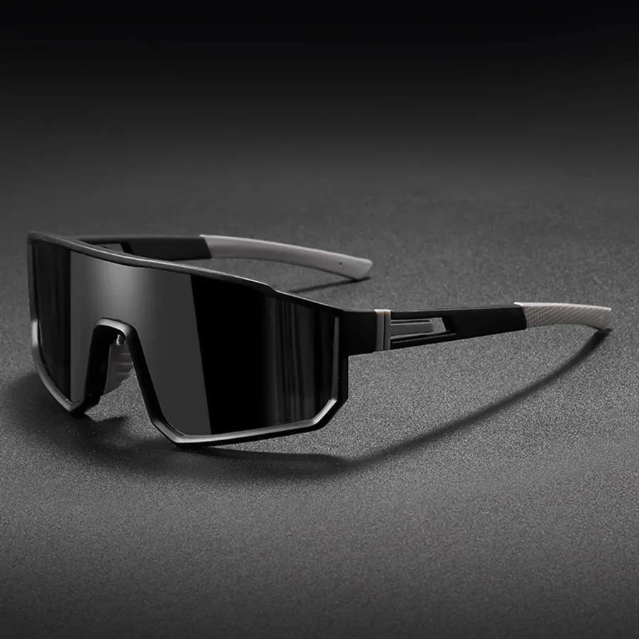 Men’s Oversized Cycling Sunglasses | Polarized Sports Goggles for Outdoor Riding