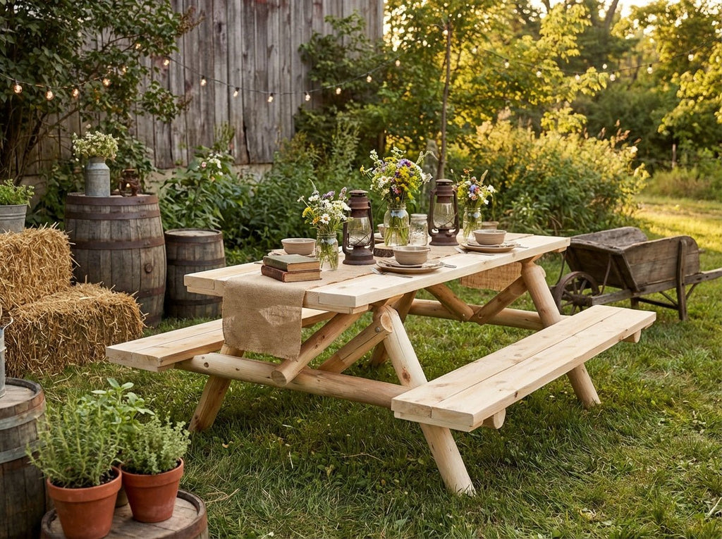 Outdoor Farmhouse Dining Table