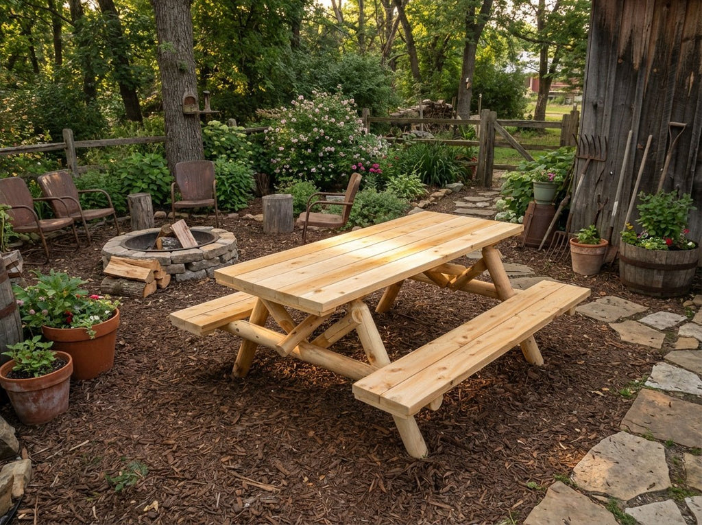 Outdoor Farmhouse Dining Table