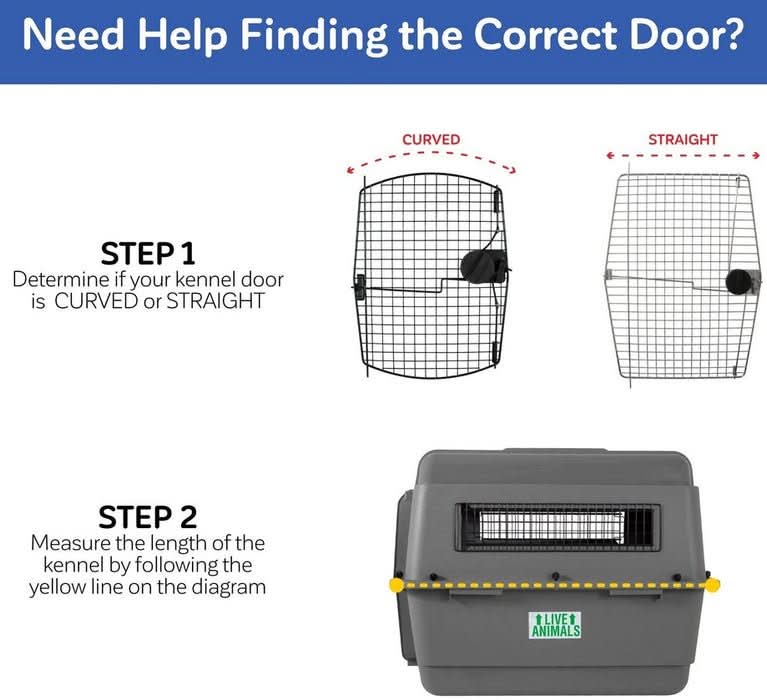 Petmate RuffMaxx Kennel Replacement Door - Black