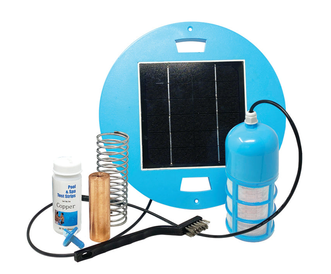 Pool Biotic Solar Pool Ionizer | In-Skimmer Clean-Out Fitment (Up to 45K Gallons) | Lifetime Replacement Program