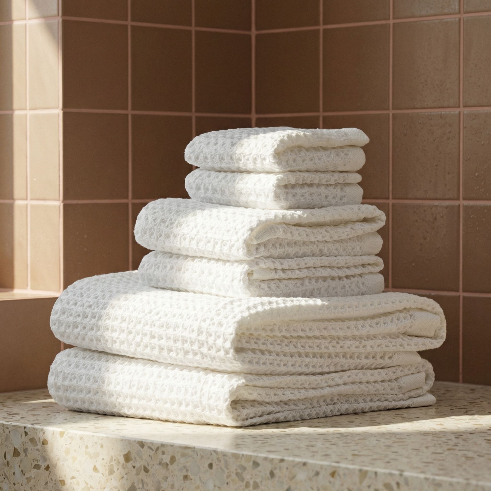 Sedona Australian Cotton Waffle Towels